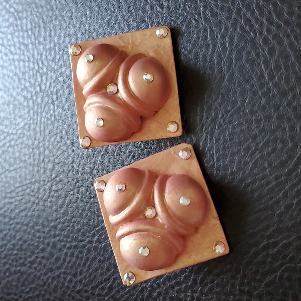 VTG Jeff Lieb clip on earrings